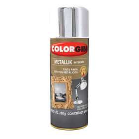 SPRAY METALLIK CROMADO 350ML - COLORGIN