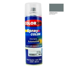 SPRAY CINZA PLACA 300ML - COLORGIN