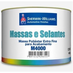 MASSA POLIESTER EXTRA FINA P/ ACABAMENTO M4000 400GR - LAZZURIL