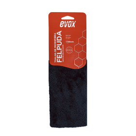 TOALHA MICROFIBRA FELPUDA SEM COSTURA PRETA EVOX - UN