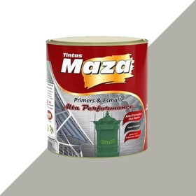 ESMALTE MARTELADO CINZA CLARO 900ML - MAZA